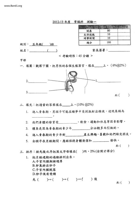 小五常識泌尿系統